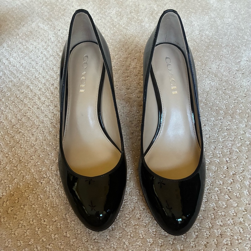 Coach Devon Patent Pumps
